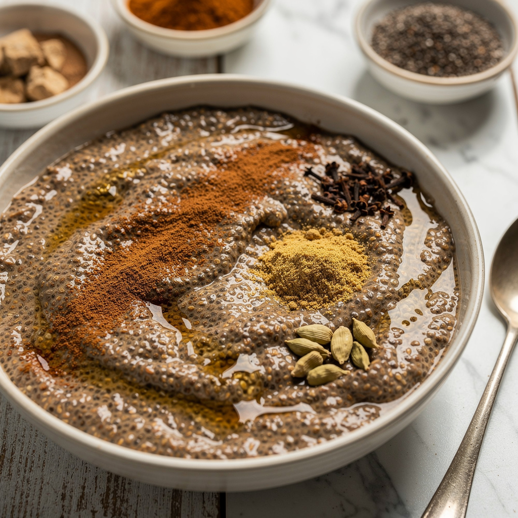 Chai Spiced Chia Pudding