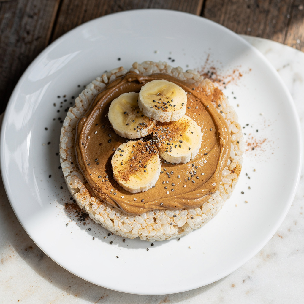 Rice Cake with Almond Butter