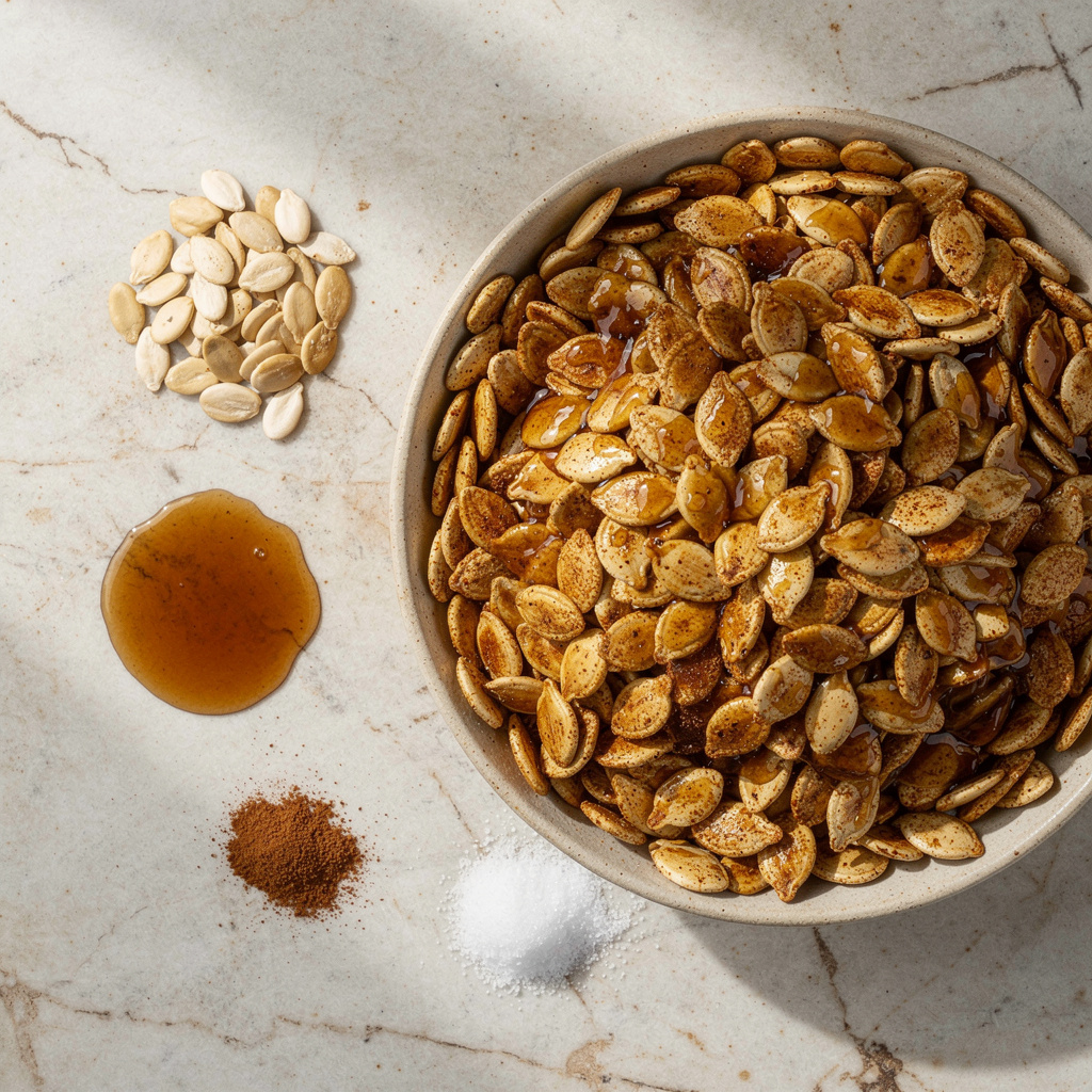 Maple Cinnamon Pumpkin Seeds