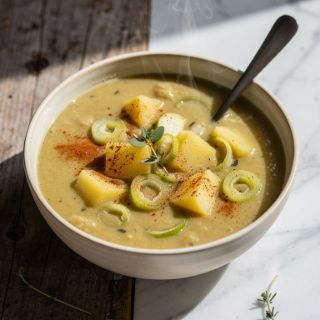 Vegan Potato Leek Soup