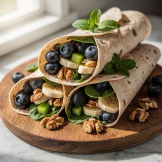 Blueberry-Banana Wraps
