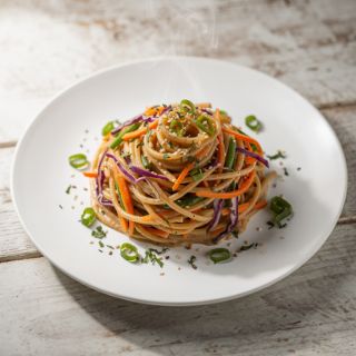 Tahini Noodle Veggie Toss