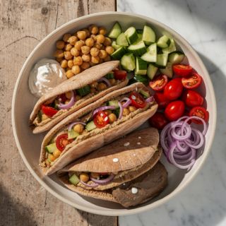 Mediterranean Stuffed Pita