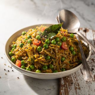 Patta Gobi & Matar (Cabbage & Peas)